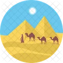 Desert Nature Landscape Icon