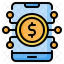 Digital Money Dollar Icon