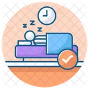 Enough Sleep Healthy Sleep Patient Sleep Icon