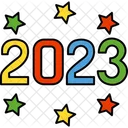 Feliz Ano Nuevo 2023 2023 Feliz Icono