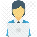 Female Boss Manager Icon