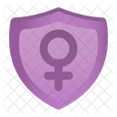 Female Shield  Icon