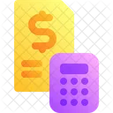 Finance Receipt Calc Icon