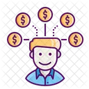 Finance Earn Concept Icon