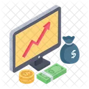 Financial Growth Business Growth Business Advancement Icon