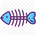 Fish Skeleton Food Seafood Icon