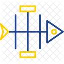 Fishbone Diagram Data Diagram Icon