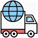 Global Logistik Weltweit Symbol