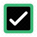 Green check mark button  Icon