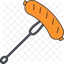 Grilled Sausages Bbq Icon