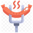 Grilled Hot Dog Hot Dog Sausage Icon