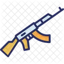 Pump Action Gun Modern Icon