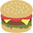 Hamburguesa Hamburguesa Bollo Icono