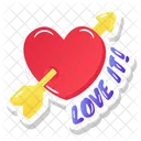 Hit Heart  Icon