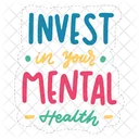 Invest in your mental health  Icon