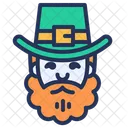 Ireland Man Leprechaun Icon