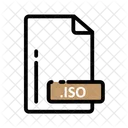 Iso Document Extension Icon