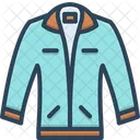 Jacket Coating Fashionable Icon