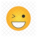 Emoji Laughing Happy Smile Icon