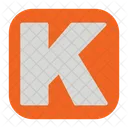 Letter K  Icon