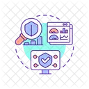 Measure application security results  Icon