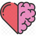 Mental Health Mind Love Heart Icon