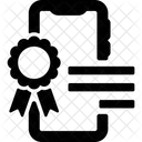 Mobile Certificate App Application Symbol