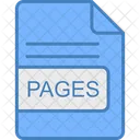 Pages Format De Fichier Fichier Icône