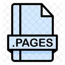 Pages Fichier Extension De Fichier Icône