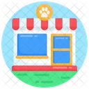 Pet Shop Animal Shop Pet Outlet Icon