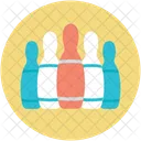 Pins Bowling Ball Icon