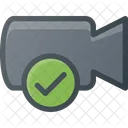 Record Check Camera Icon