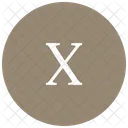 Roman Letter Number Icon