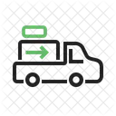 Shipment Delivery Truck Icon