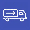 Shipment Delivery Truck Icon