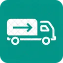 Shipment Delivery Truck Icon