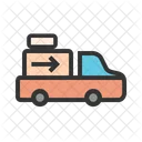 Shipment Delivery Truck Icon