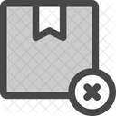 Shipment Package Rejected Icon