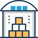 Warehouse Storage Garage Icon