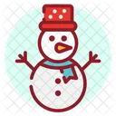 Snowman Winter Snowman Snowman Design Icon