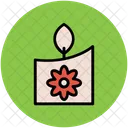 Spa Candle Burning Icon