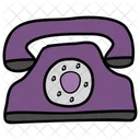 Landline Vintage Phone Old Communication Icon