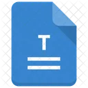 Text File Document Icon