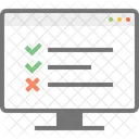 Verification Test Monitor Icon