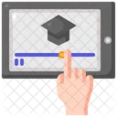 Digital Learning Online Learning Study Icon