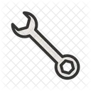 Simple Wrench Tool Icon