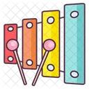 Xylophone Mallets Musical Instrument Icon