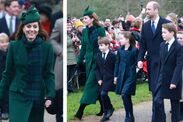 princess kate pictures christmas day sandringham