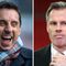 Liverpool Jamie Carragher Gary Neville Man UtdOle Gunnar Solskjaer