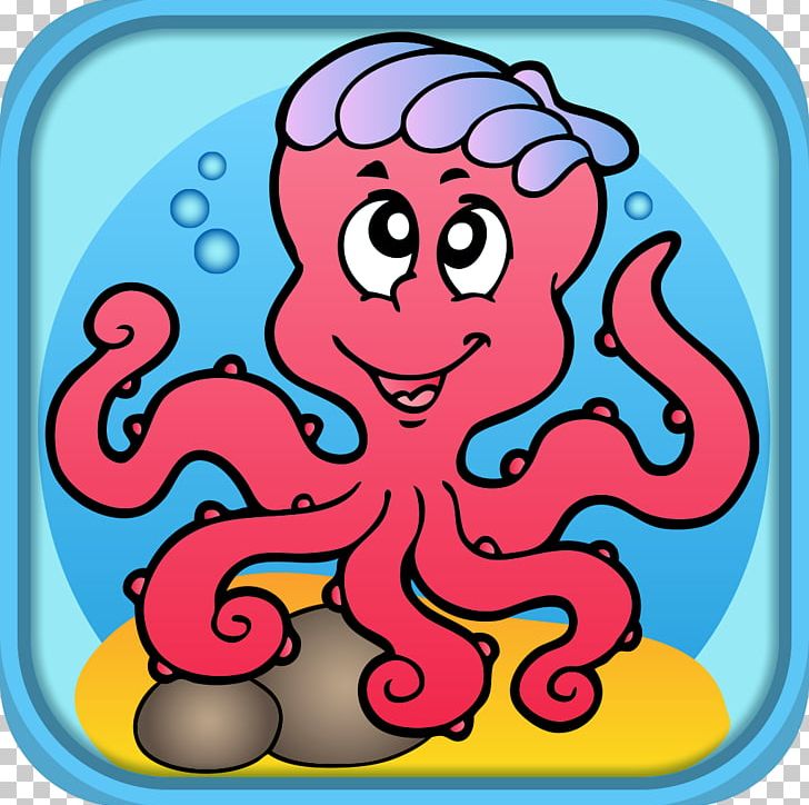 Octopus Aquatic Animal PNG, Clipart, Animal, Aquatic Animal, Area ...